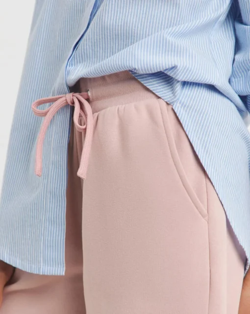 Blush Wide Leg Jogger
