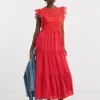 Broderie 2 - in - 1 Maxi Dress