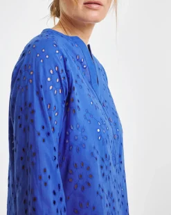 Broderie Anglaise Cotton Beach Dress