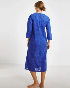 Broderie Anglaise Cotton Beach Dress