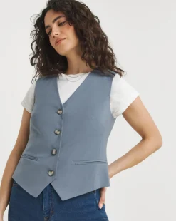 Button Front Waistcoat