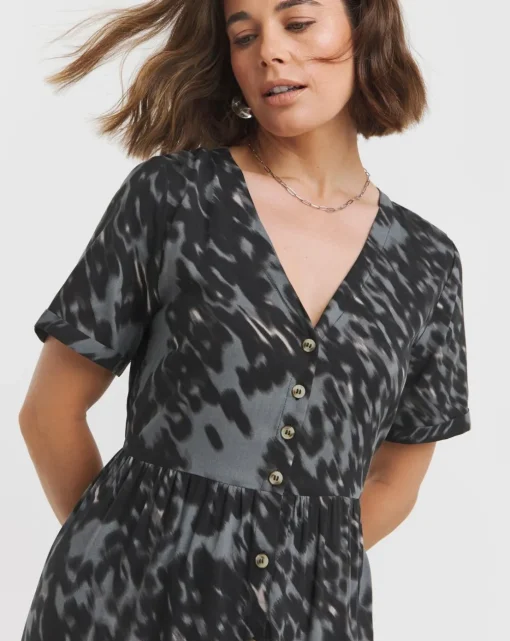 Button Through Dress