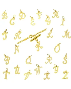 9 Carat Gold Tbar Curb Bracelet Personalised With 1 Initial