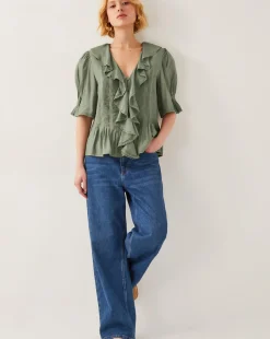 Celeste Ruffle Top
