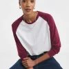 Crew Neck Colour Block Raglan T-Shirt
