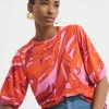 Crew Neck Puff Sleeve Top