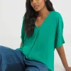 Crinkle Tunic Top