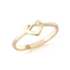 9ct Gold Infinity Heart Ring