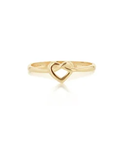 9ct Gold Infinity Heart Ring