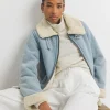 Denim Shearling Jacket