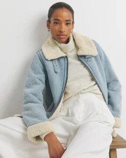 Denim Shearling Jacket