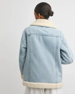 Denim Shearling Jacket
