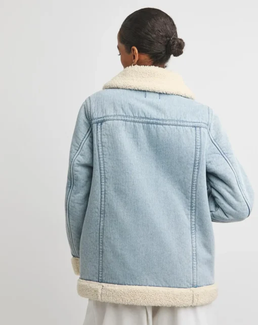 Denim Shearling Jacket