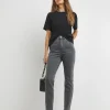 Diamante Grey Slim Leg Jeans
