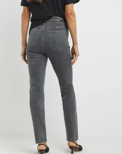 Diamante Grey Slim Leg Jeans