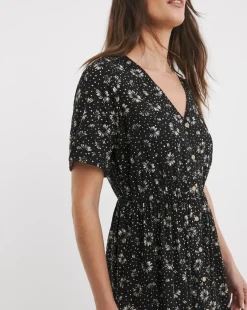 Easy Button Through Dress