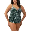 Elomi Jungle Bay Non Wired Moulded Cup Tankini Top Olive
