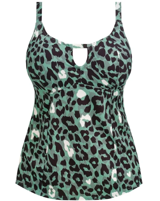 Elomi Jungle Bay Non Wired Moulded Cup Tankini Top Olive