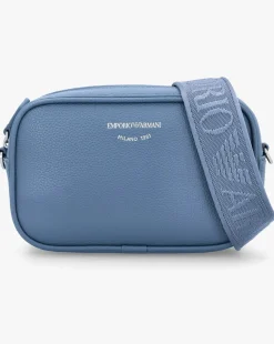 Emporio Armani Cervo Blue Camera Bag