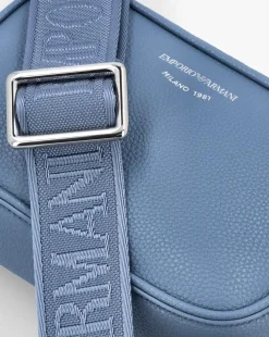 Emporio Armani Cervo Blue Camera Bag