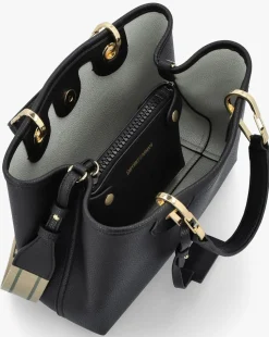 Emporio Armani Myea Black Shopper Bag With Pouch