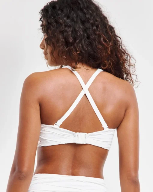 Fantasie Beach Waves Bandeau Bikini Top Linen
