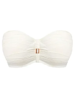 Fantasie Beach Waves Bandeau Bikini Top Linen