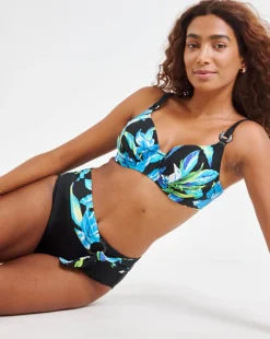 Fantasie Talm Beach Gathered High Waist Bikini Brief Black
