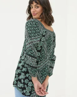 FatFace Caitlin Spaced Floral Tunic