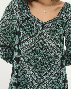 FatFace Caitlin Spaced Floral Tunic