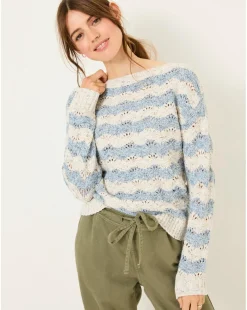Fatface Edith Stripe Crew