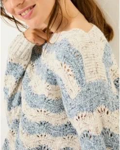 Fatface Edith Stripe Crew