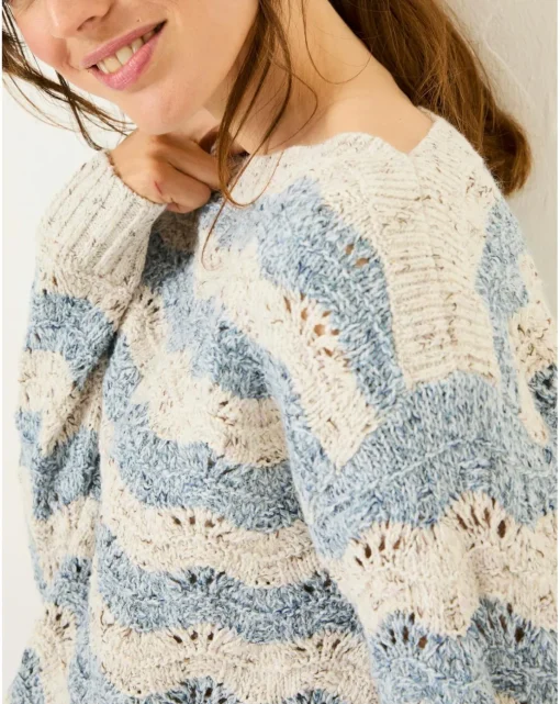Fatface Edith Stripe Crew
