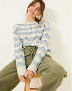 Fatface Edith Stripe Crew