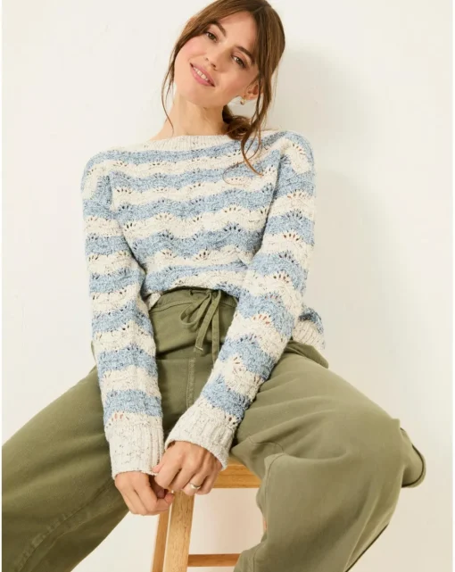 Fatface Edith Stripe Crew