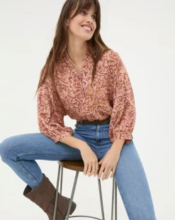 FatFace Evelyn Wild Paisley Blouse