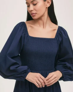 Finery London Balloon Sleeve Dress