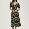 Finery London Floral Button Up Dress