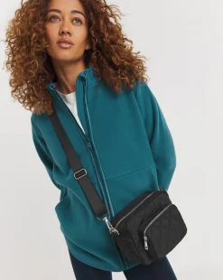 Fleece Longline Zip Through Jacket