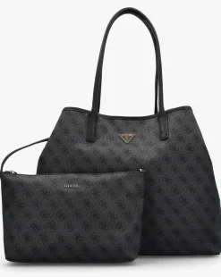 Guess Eco Victtoria II Coal 2 In 1 Tote Bag