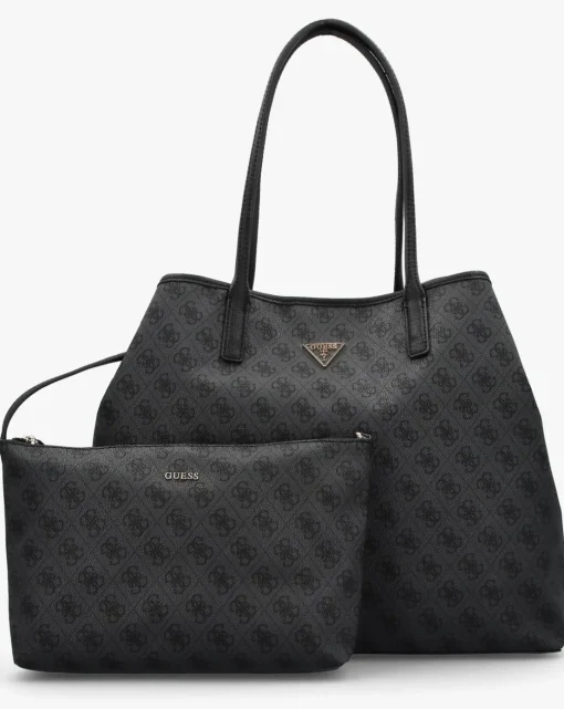 Guess Eco Victtoria II Coal 2 In 1 Tote Bag