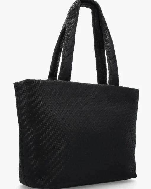 Guess Francy Woven Black Tote Bag