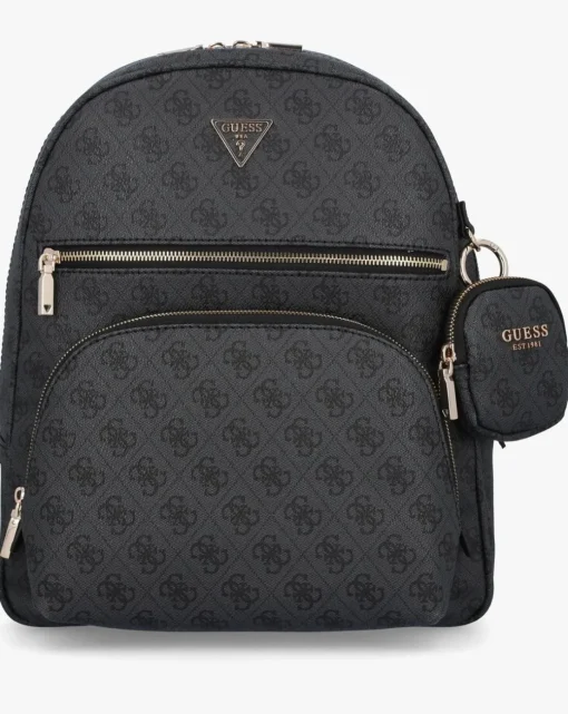 Guess Power Play Tech Coal Logo Backpack