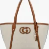 Guess Sebina Natural Caramel Tote Bag