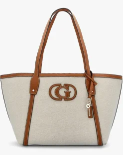 Guess Sebina Natural Caramel Tote Bag