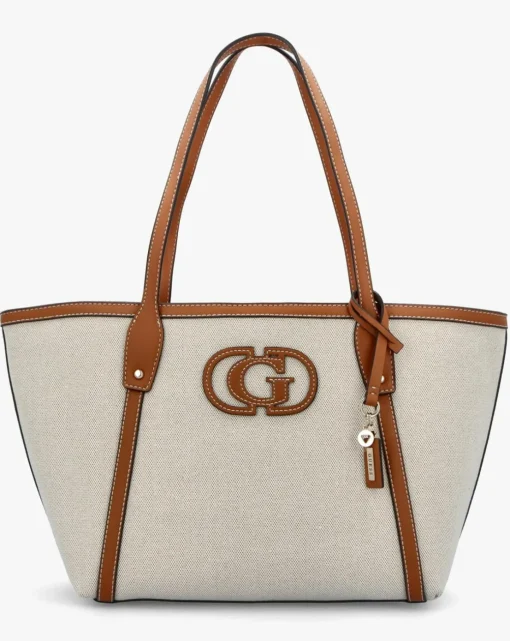Guess Sebina Natural Caramel Tote Bag