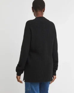 High Neck Ribbed Tunic