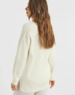 Ivory V Neck Tunic