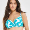 JD Williams Ikat Print Underwired Bikini Top