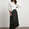 Joanna Hope Asymmetrical Pleated Skirt
